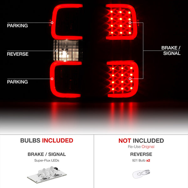 2009-2014 Ford F-150 Sinister Black Tail Light
