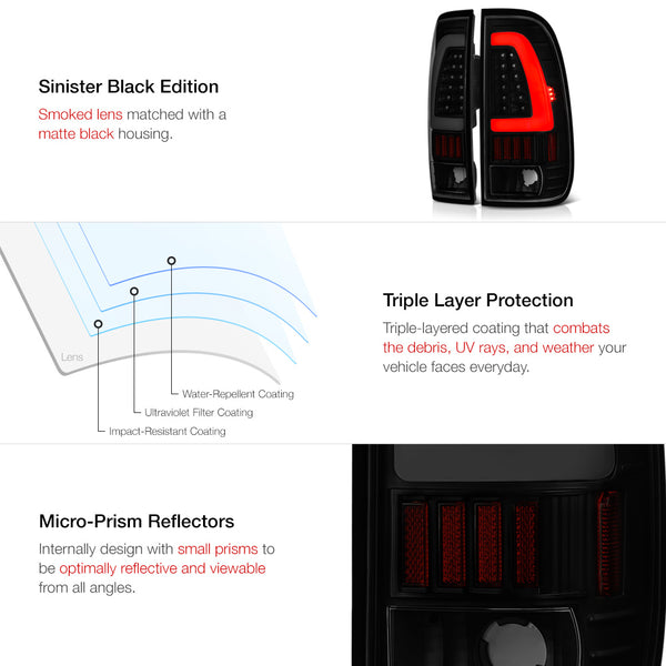 1997-2003 Ford F-150 Sinister Black Tail Light