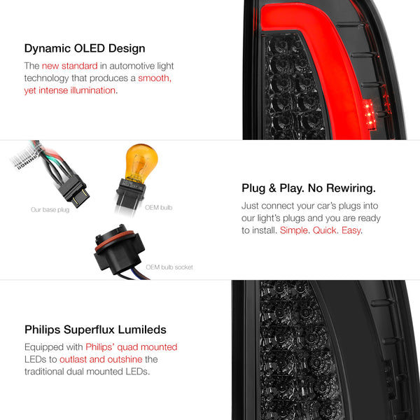 1997-2003 Ford F-150 Smoked Tail Light