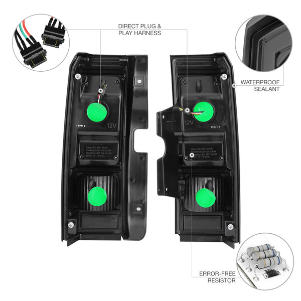 2006-2010 Hummer H3 Smoked Tail Light