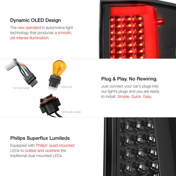 2004-2015 Nissan Titan Smoked Tail Light