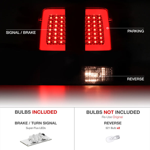 2004-2015 Nissan Titan Smoked Tail Light