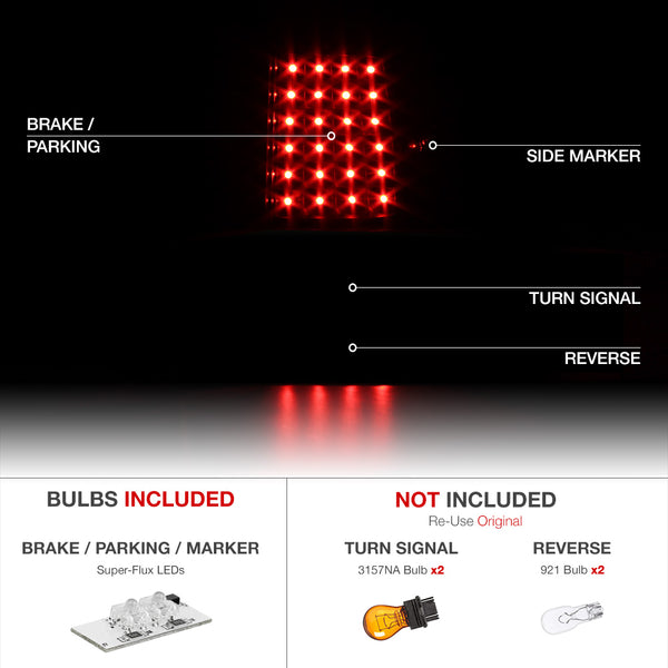 2007-2013 Toyota Tundra Sinister Black Tail Light