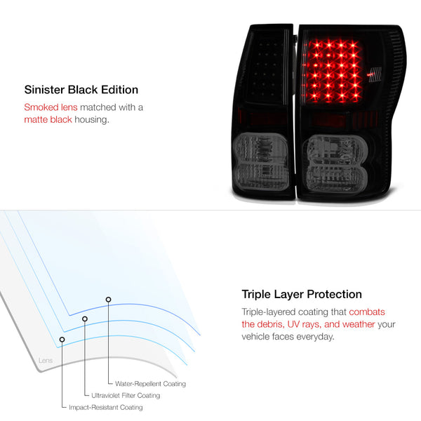 2007-2013 Toyota Tundra Sinister Black Tail Light
