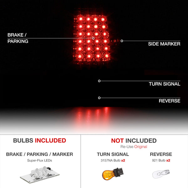 2007-2013 Toyota Tundra Rosso Burgundy Tail Light