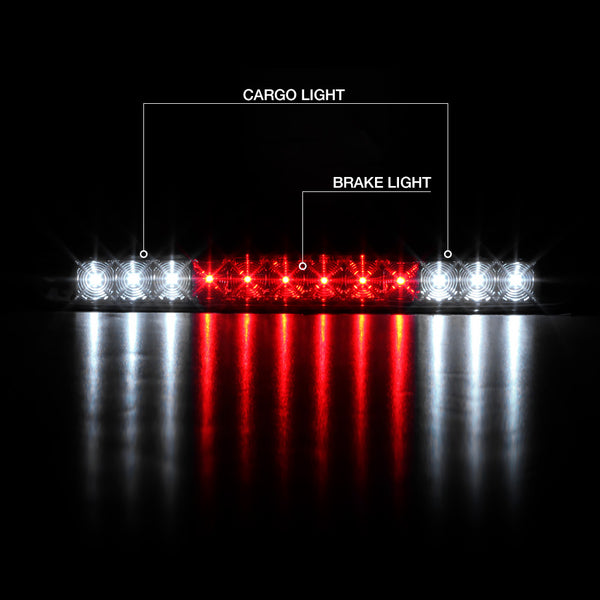 2007-2013 Chevrolet Silverado 1500 | 2500 | 3500 Black Third Brake Light