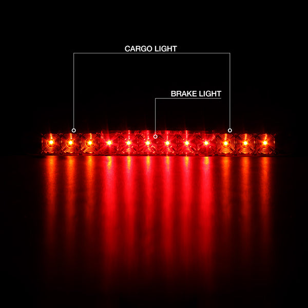 2007-2013 Chevrolet Silverado 1500 | 2500 | 3500 Black Third Brake Light
