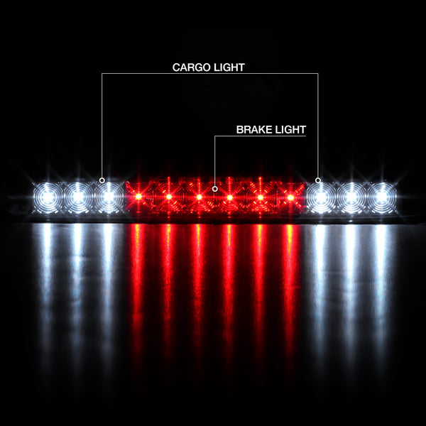 2007-2013 Chevrolet Silverado 1500 | 2500 | 3500 Black Third Brake Light