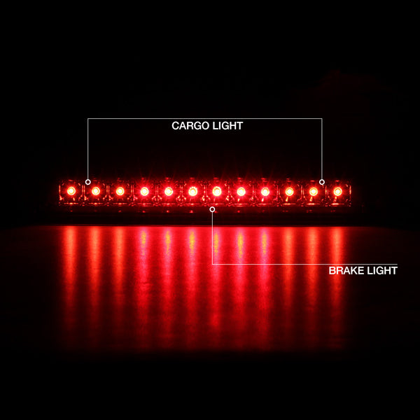 1999-2006 Chevrolet Silverado 1500 | 2500 | 3500 Black Third Brake Light