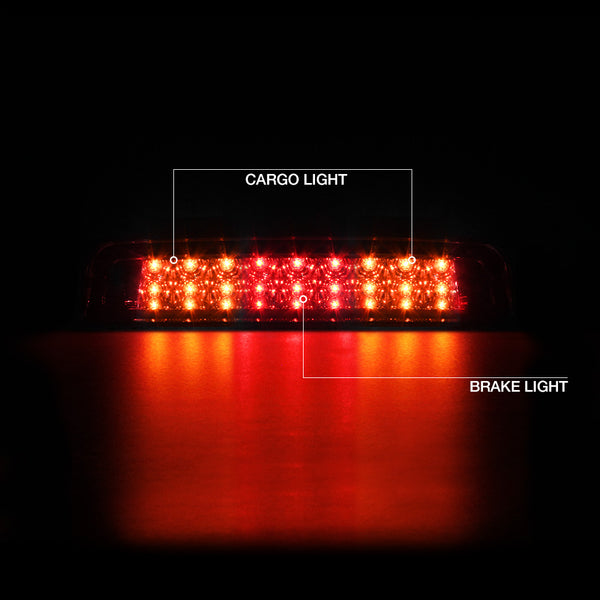 2009-2017 Dodge RAM 1500 Black Third Brake Light