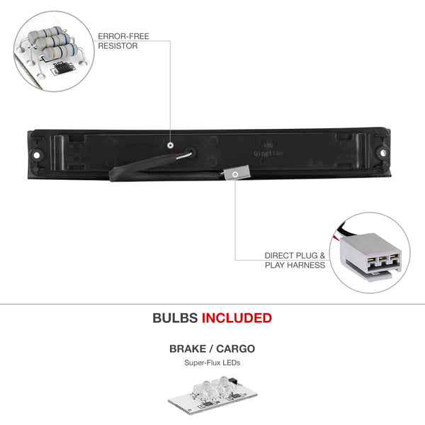 1997-2003 Ford F-150 Black Third Brake Light