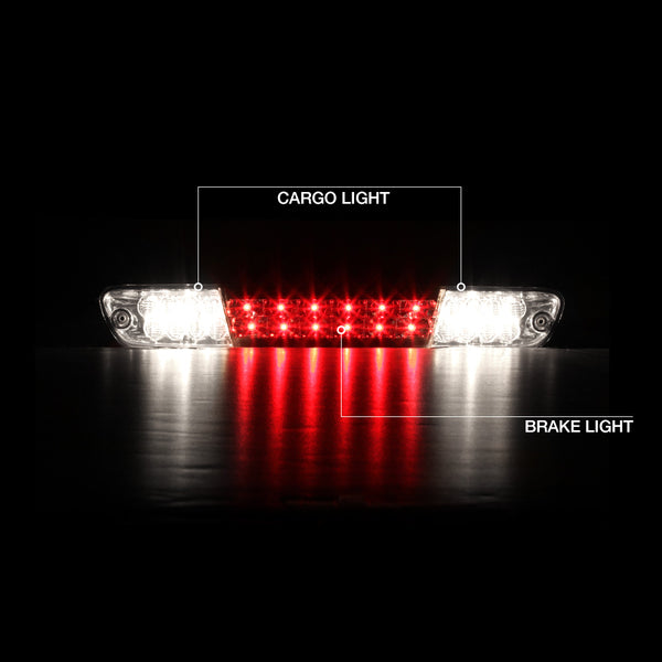 2004-2012 Chevrolet Colorado Black Third Brake Light