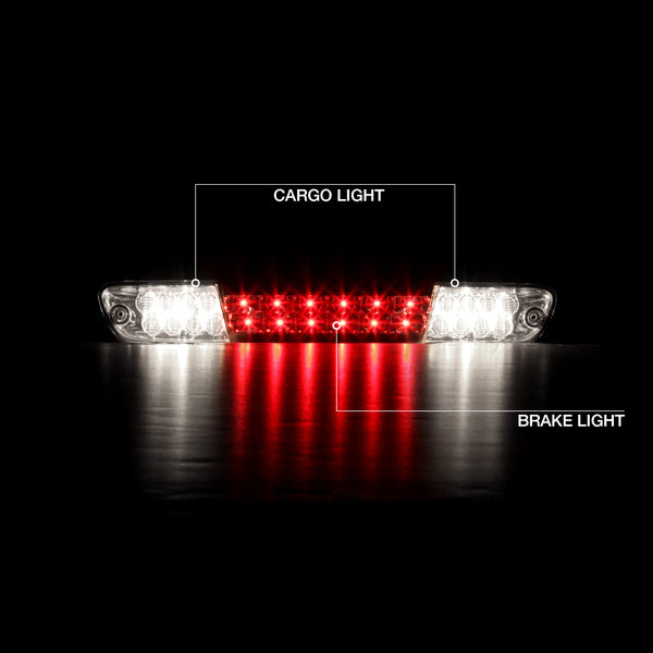 2004-2012 Chevrolet Colorado Black Third Brake Light