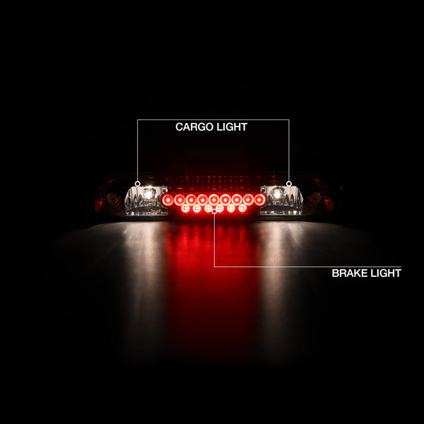 2002-2008 Dodge RAM 1500 Black Third Brake Light