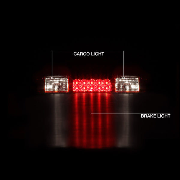 2004-2008 Ford F-150 Black Third Brake Light
