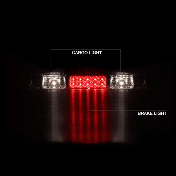 2004-2008 Ford F-150 Black Third Brake Light
