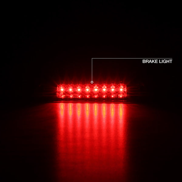 1995-2004 Toyota Tacoma Black Third Brake Light