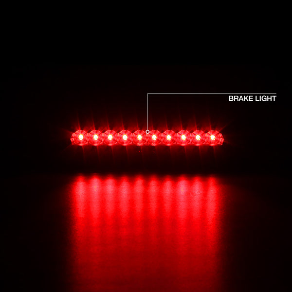 1991-1996 Chevrolet Corvette Black Third Brake Light
