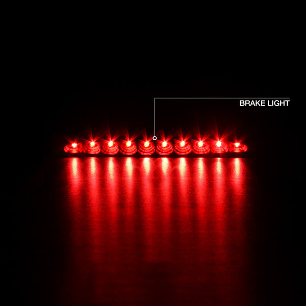 1997-2004 Chevrolet Corvette Black Third Brake Light