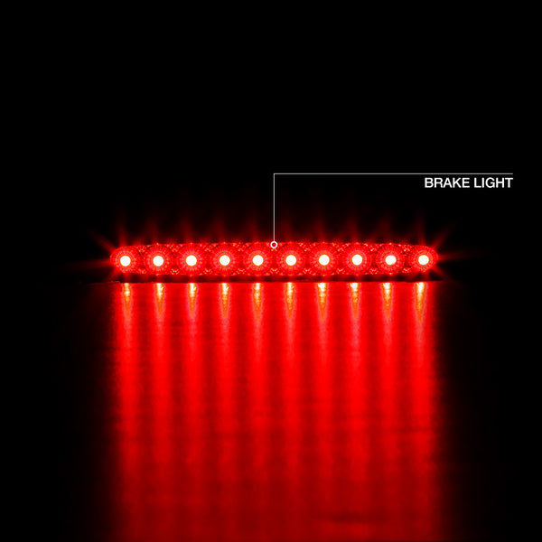 2000-2005 Mitsubishi Eclipse Black Third Brake Light
