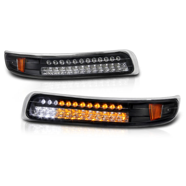 1999-2002 Chevrolet Silverado 1500 | 2500 | 3500 Black Corner Light