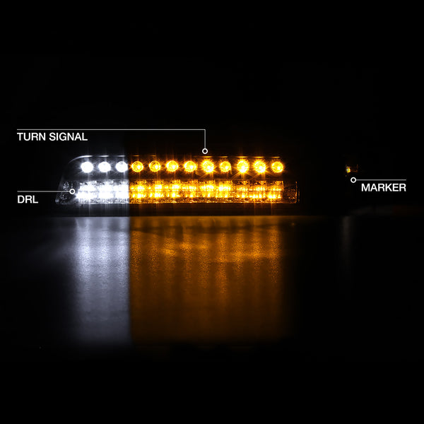 1999-2002 Chevrolet Silverado 1500 | 2500 | 3500 Smoked Corner Light