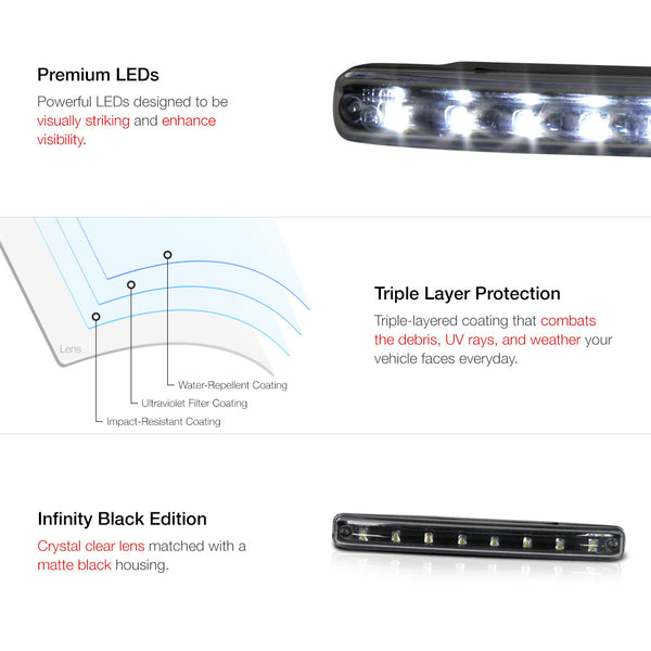 Universal DIY Light Black Corner Light