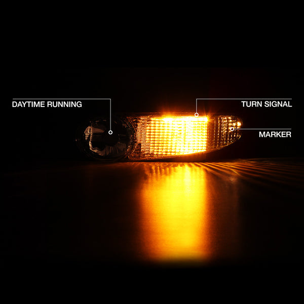 2001-2006 GMC Yukon Denali Smoked Corner Light