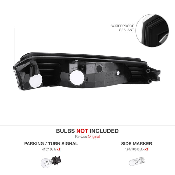 2002-2006 Chevrolet Avalanche 1500 | 2500 Black Corner Light