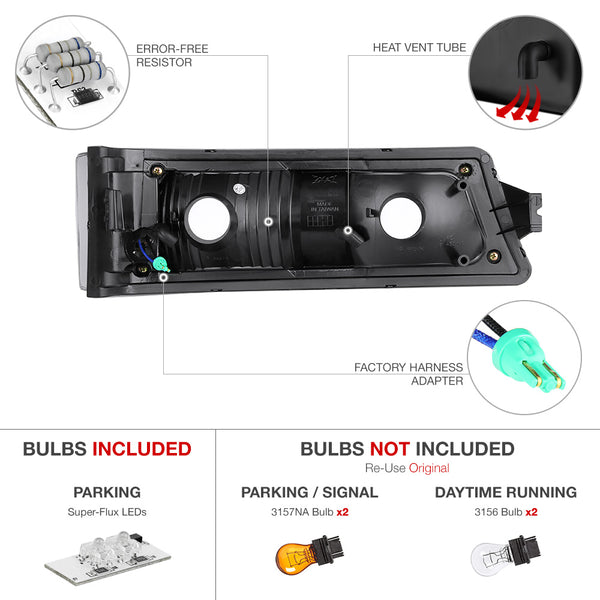 2003-2006 Chevrolet Silverado 1500 | 2500 | 3500 Chrome Corner Light