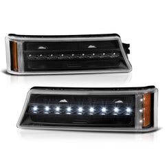 2003-2006 Chevrolet Silverado 1500 | 2500 | 3500 Black Corner Light