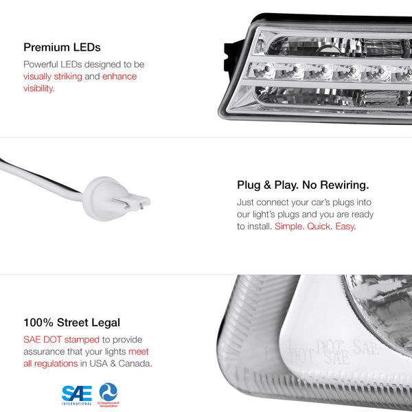 2003-2006 Chevrolet Silverado 1500 | 2500 | 3500 Chrome Corner Light