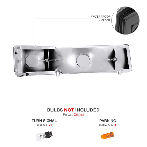 1992-1996 Ford Bronco Smoked Corner Light
