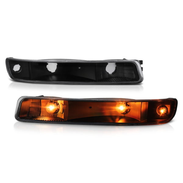 1999-2006 GMC Sierra 1500 | 2500HD | 3500HD Black Corner Light