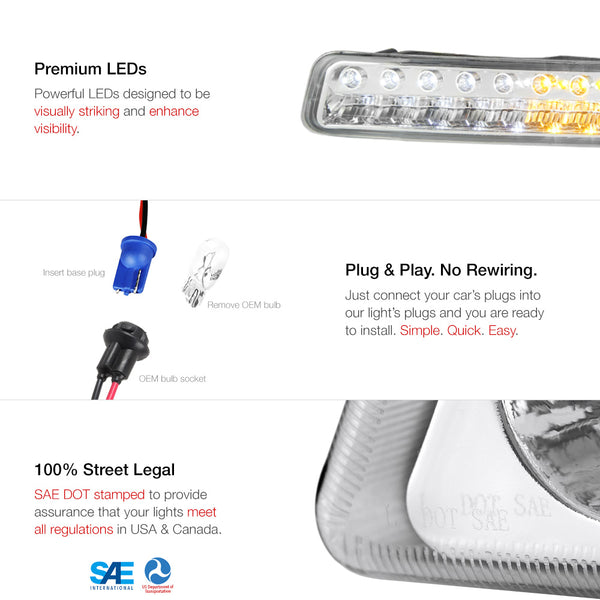 1999-2006 GMC Sierra 1500 | 2500HD | 3500HD Chrome Corner Light