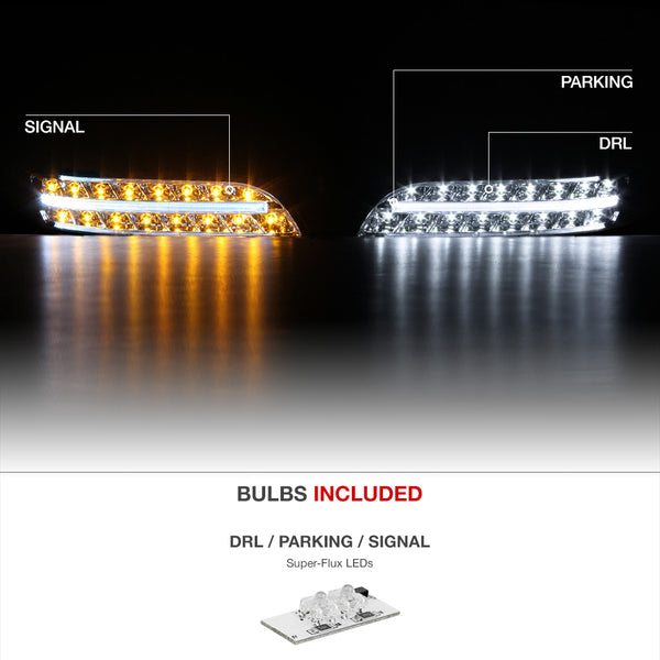 2005-2008 Porsche 997-Series 911 Carrera Chrome Corner Light