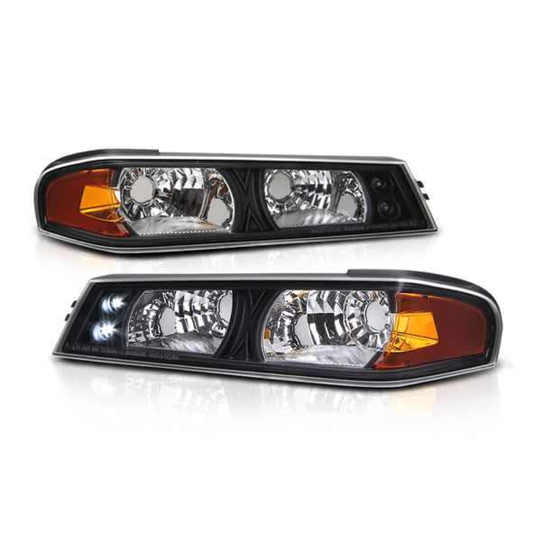 2004-2012 Chevrolet Colorado Black Corner Light