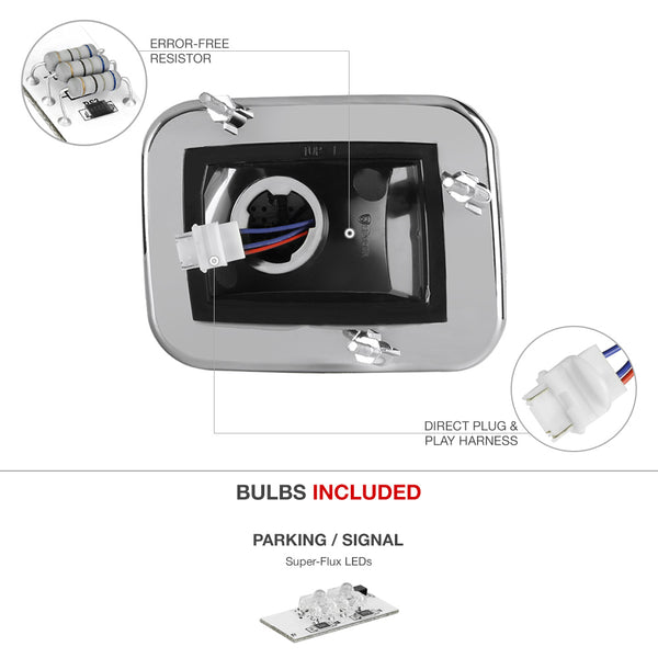 2003-2004 Hummer H2 Chrome Corner Light