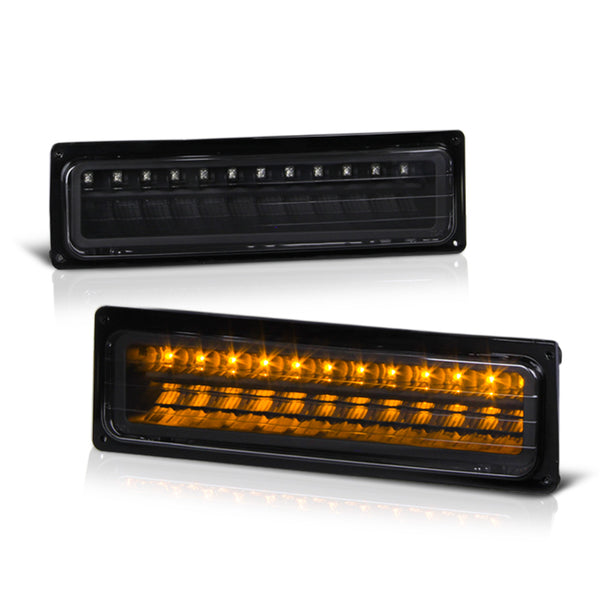 1990-2002 Chevrolet C/K Series 1500 | 2500 | 3500 Pickup Black Corner Light