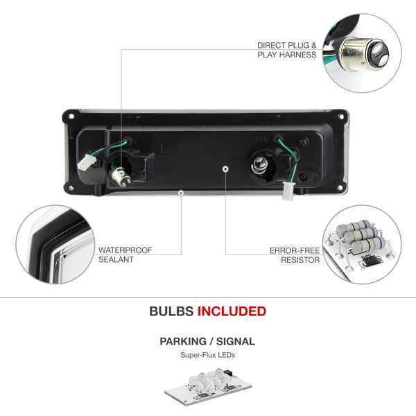 1990-2002 Chevrolet C/K Series 1500 | 2500 | 3500 Pickup Chrome Corner Light