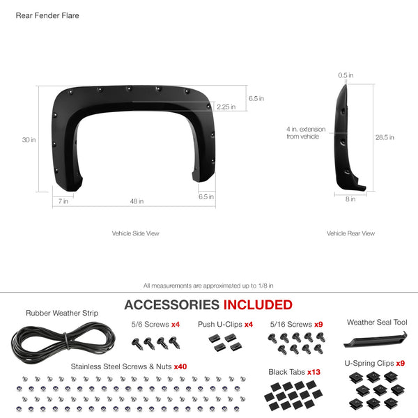 2007-2013 Chevrolet Silverado 1500 | 2500 | 3500 Fendor Flare