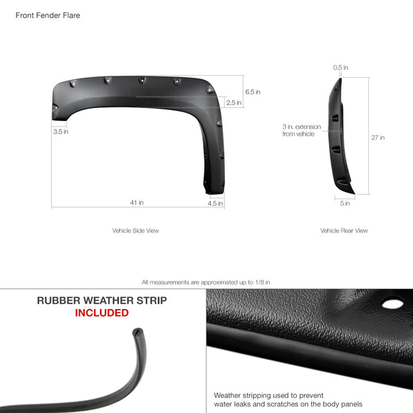 2007-2013 Chevrolet Silverado 1500 | 2500 | 3500 Fendor Flare