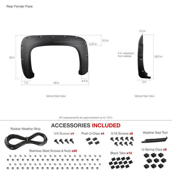 2007-2013 Chevrolet Silverado 1500 | 2500 | 3500 Fendor Flare