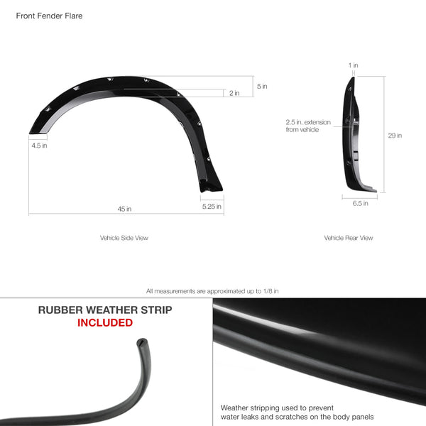 2007-2013 Toyota Tundra Fendor Flare