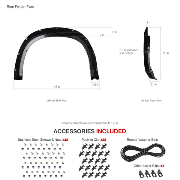 2007-2013 Toyota Tundra Fendor Flare