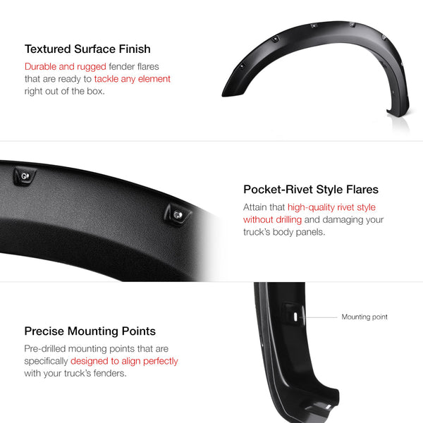 2007-2013 Toyota Tundra Fendor Flare