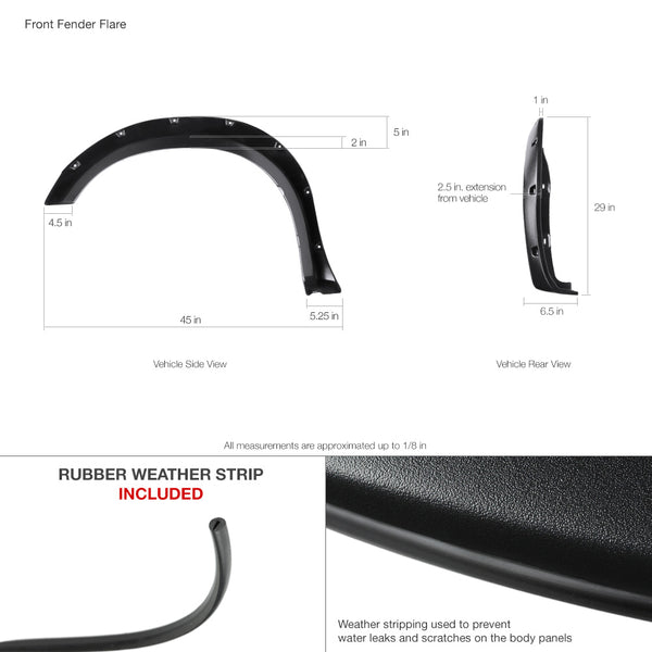 2007-2013 Toyota Tundra Fendor Flare