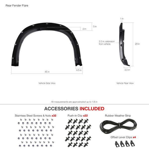 2007-2013 Toyota Tundra Fendor Flare