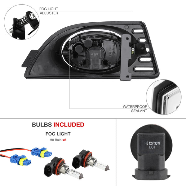2005-2006 Acura RSX Chrome Fog Light