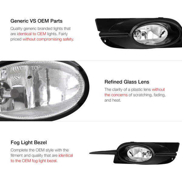 2009-2011 Honda Civic FG1 | FG2 Chrome Fog Light
